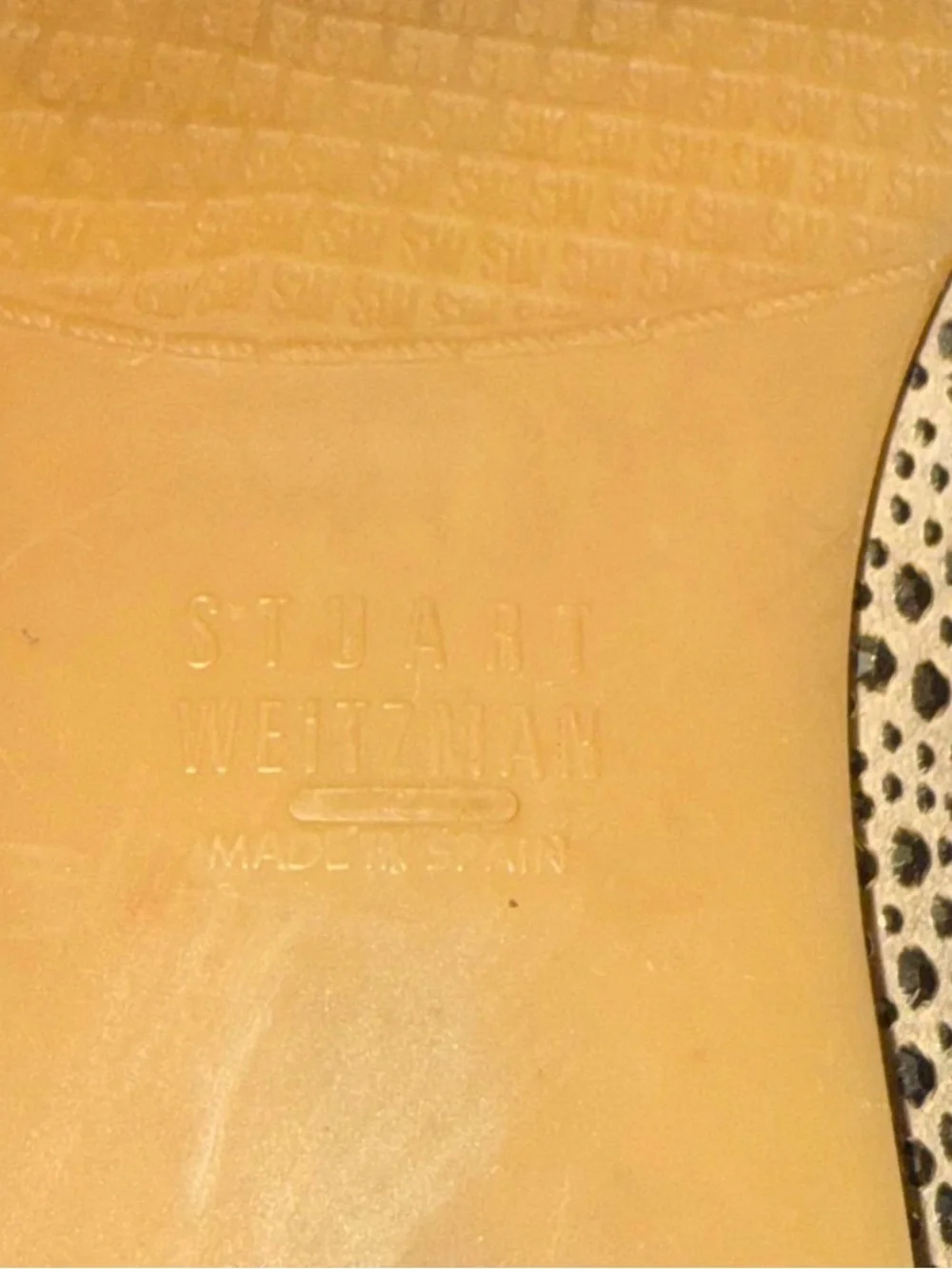 Stuart Weitzman Beige Suede Studded Slip-On Loafer Flats Women’s US 7 M
